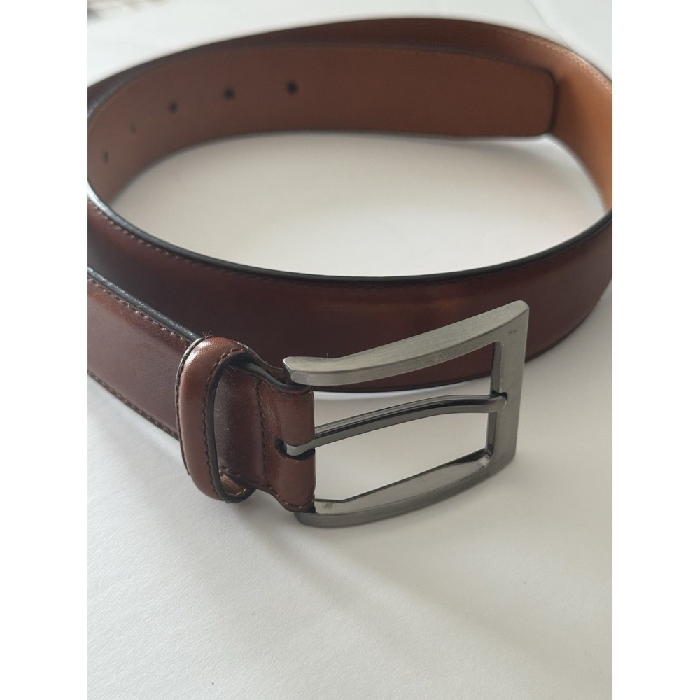 Magnanni Men's Size 32 Brown Business Formal Leather Belt Made in Spain